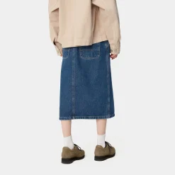Kleider & Röcke|Denim>Carhartt WIP W' Colby Skirt Blue