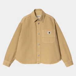 Jacken|Hemden>Carhartt WIP W' Georgia Shirt Jac Bourbon