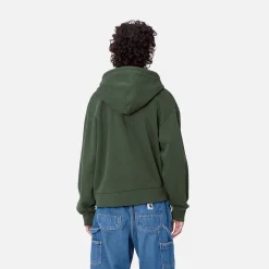 Sweats>Carhartt WIP W' Hooded Casey Jacket Sycamore Tree / Silver