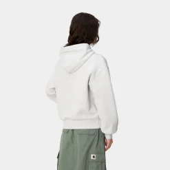 Sweats>Carhartt WIP W' Hooded Casey Sweatshirt Ash Heather / Silver