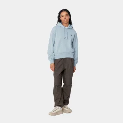 Sweats>Carhartt WIP W' Hooded Nelson Sweatshirt Dusty Ice
