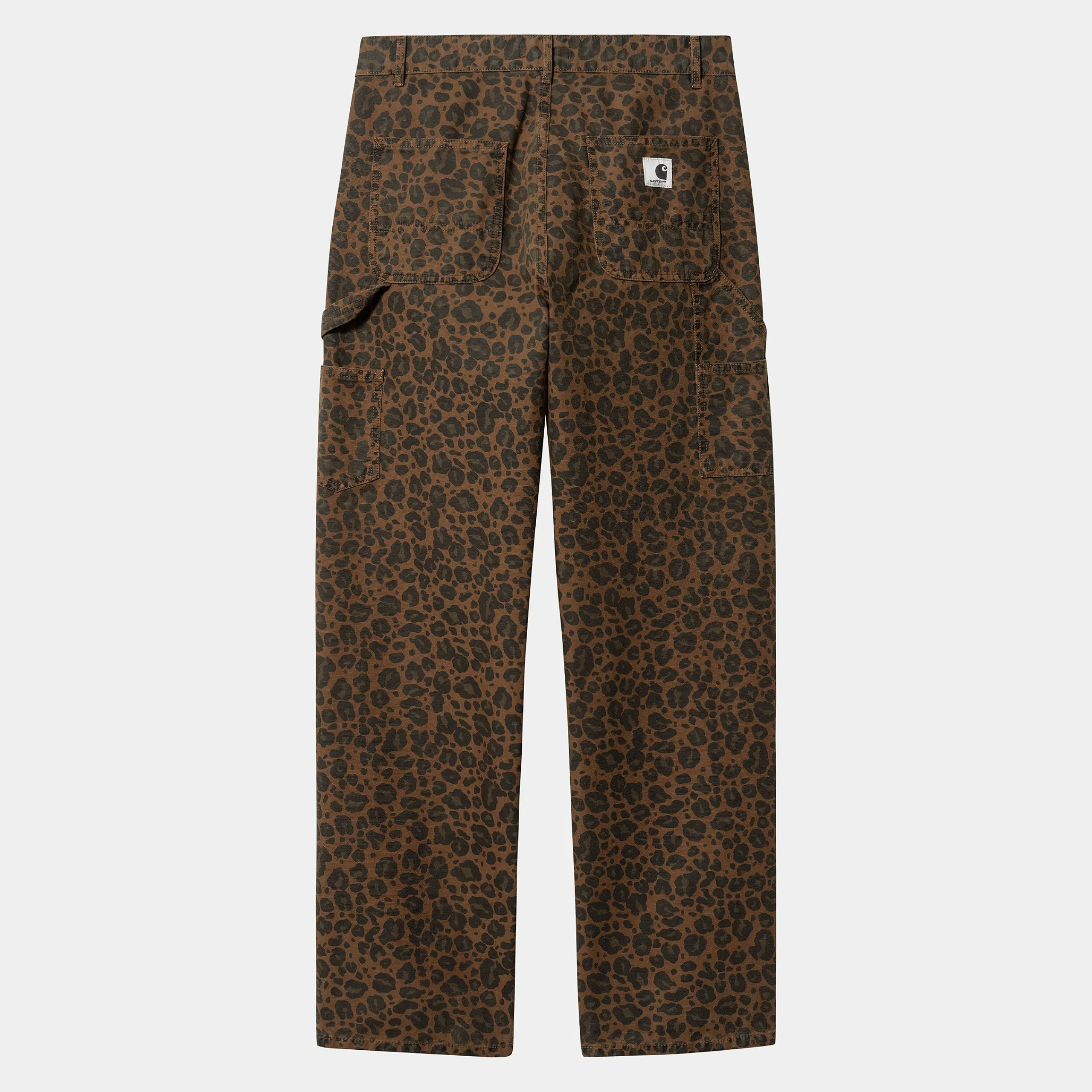 Hosen>Carhartt WIP W' Leo Pierce Pant Straight Camo Leo, Tamarind / Tamarind