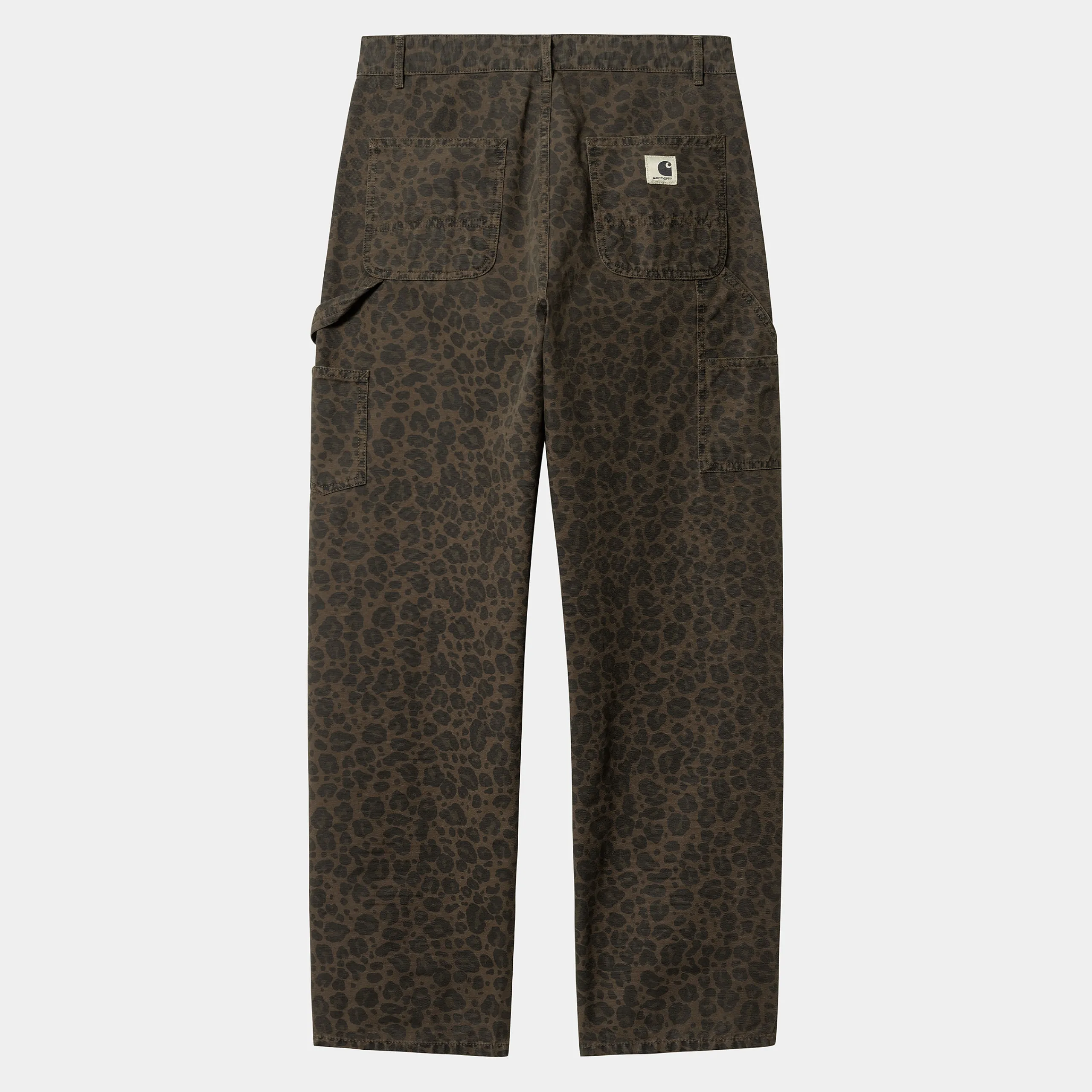 Hosen>Carhartt WIP W' Leo Pierce Pant Straight Camo Leo, Tamarind / Office Green