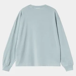 T-Shirts>Carhartt WIP W' L/S Nelson T-Shirt Dusty Ice