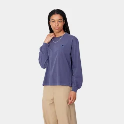 T-Shirts>Carhartt WIP W' L/S Nelson T-Shirt Aura