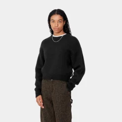 Strick>Carhartt WIP W' Merton Sweater Black