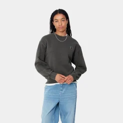 Sweats>Carhartt WIP W' Nelson Sweatshirt Graphite