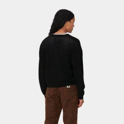 Strick>Carhartt WIP W' Norlina Sweater Black