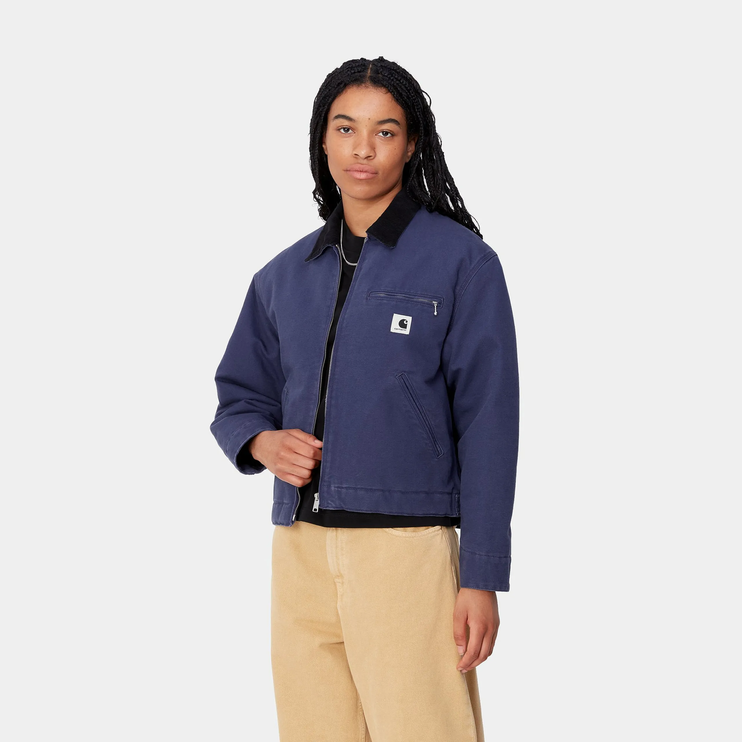 Jacken>Carhartt WIP W' OG Detroit Jacket (Winter) Aura / Black