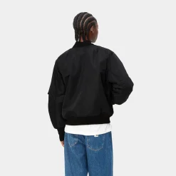 Jacken>Carhartt WIP W' Olten Bomber Black / Smoke Green