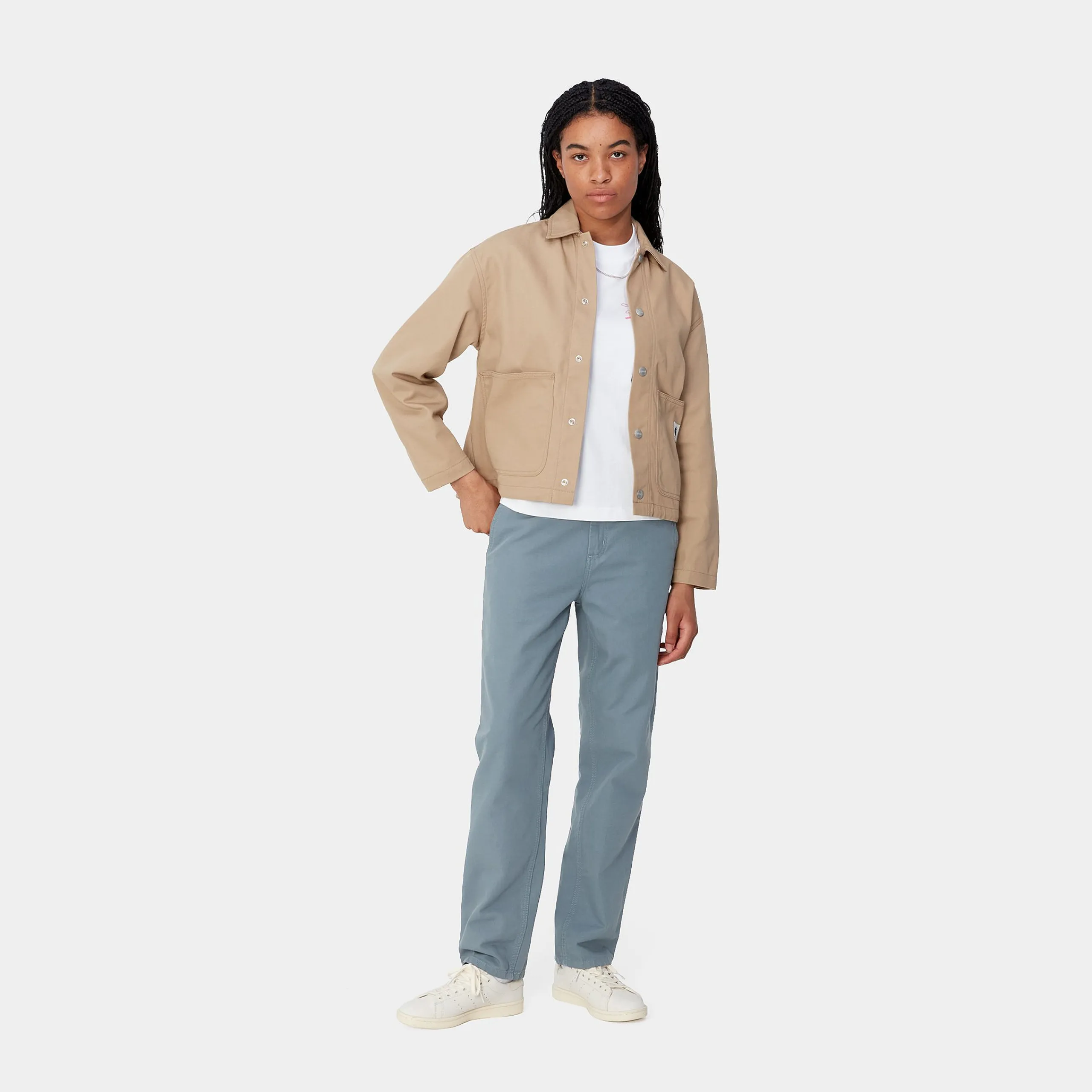 Hosen>Carhartt WIP W' Pierce Pant Dove Grey