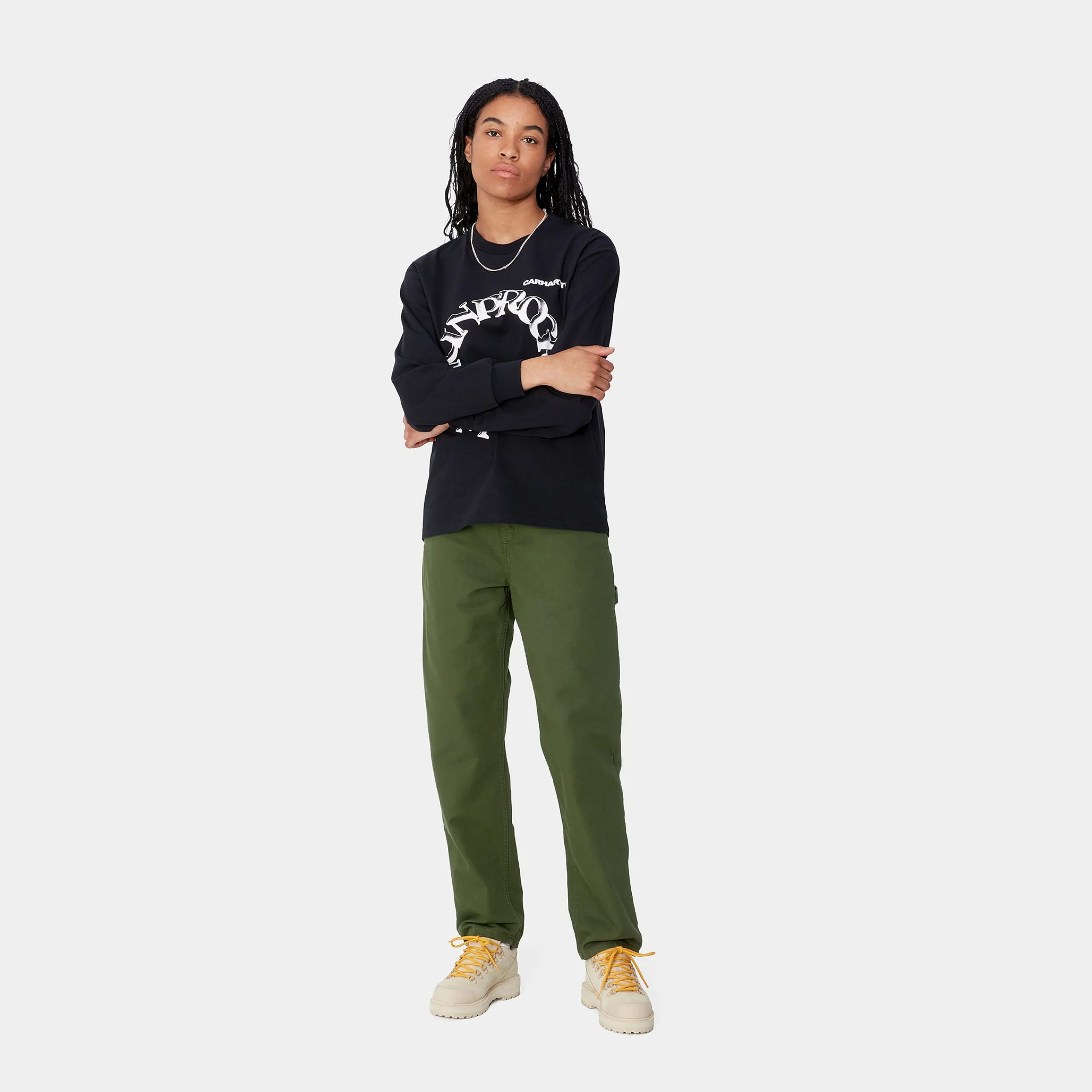 Hosen>Carhartt WIP W' Pierce Pant Tarragon