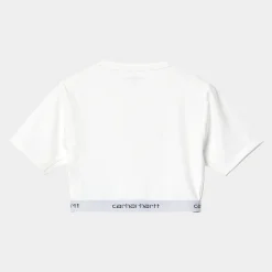 Unterwäsche>Carhartt WIP W' Script Crop Top White