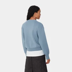 Strick>Carhartt WIP W' Signature Sweater Dusty Ice / Wax