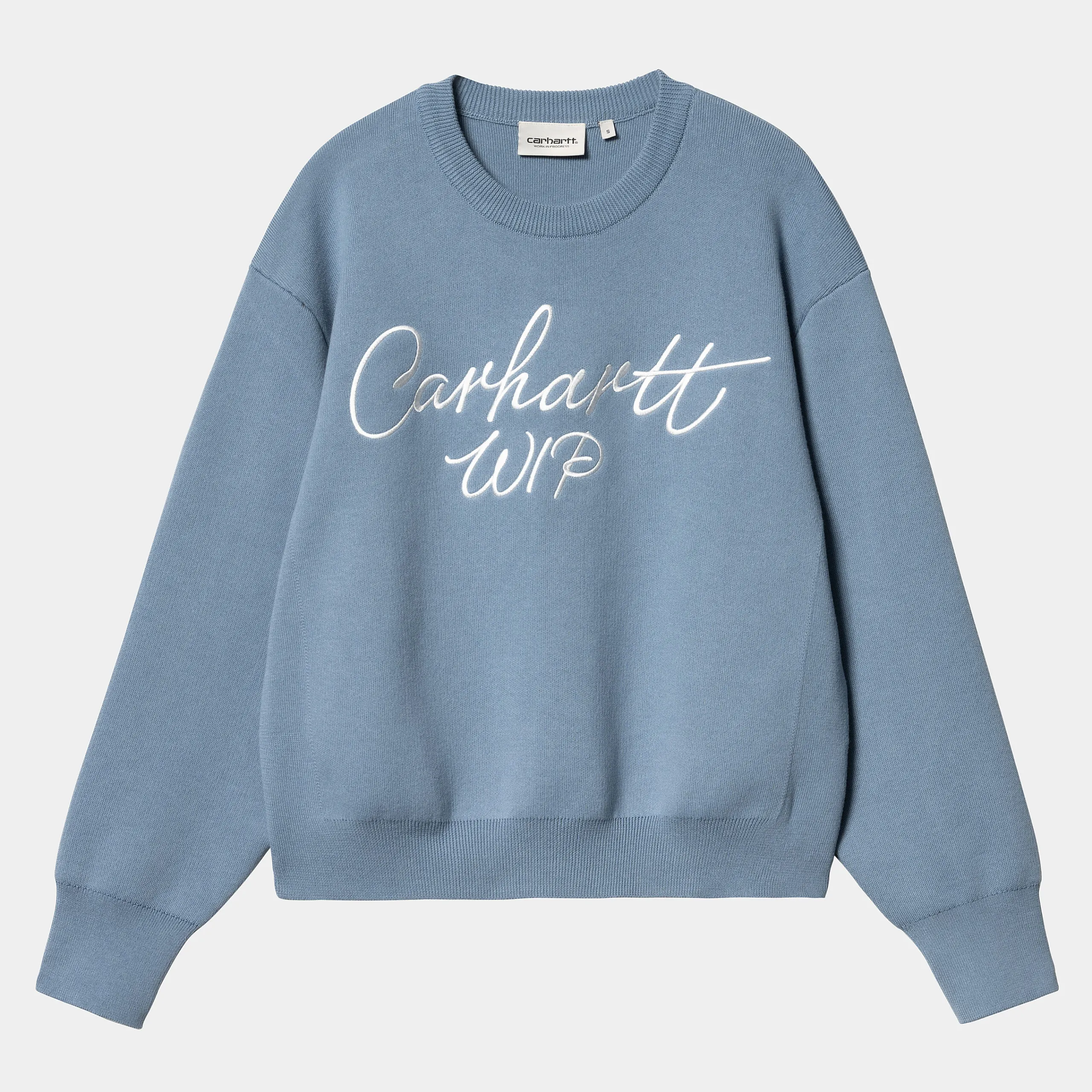 Strick>Carhartt WIP W' Signature Sweater Dusty Ice / Wax
