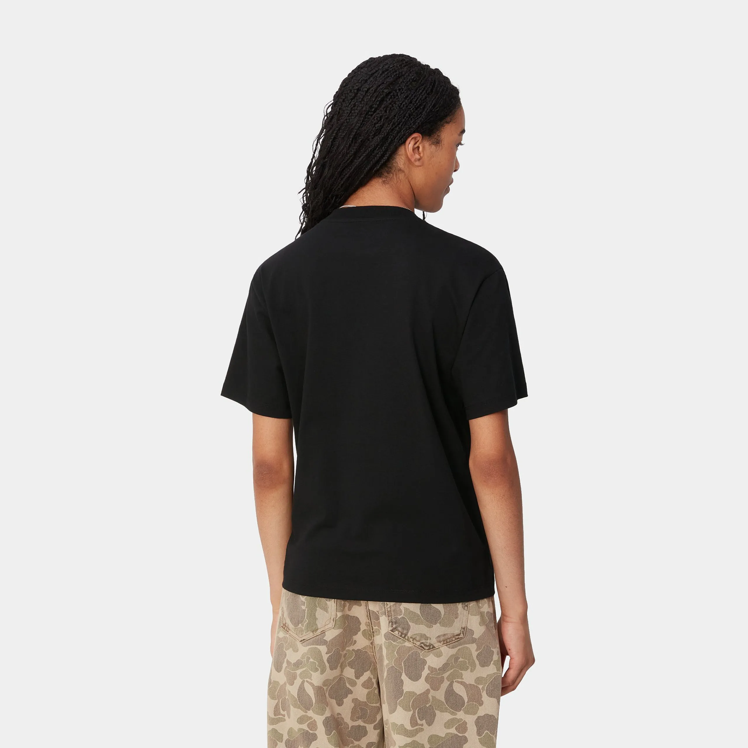 T-Shirts>Carhartt WIP W' S/S Ablaze T-Shirt Black / White