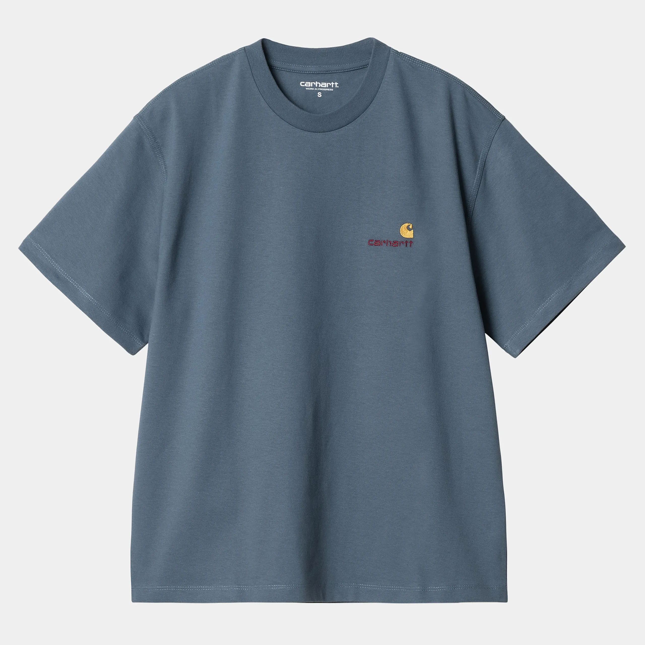 T-Shirts>Carhartt WIP W' S/S American Script T-Shirt Positano