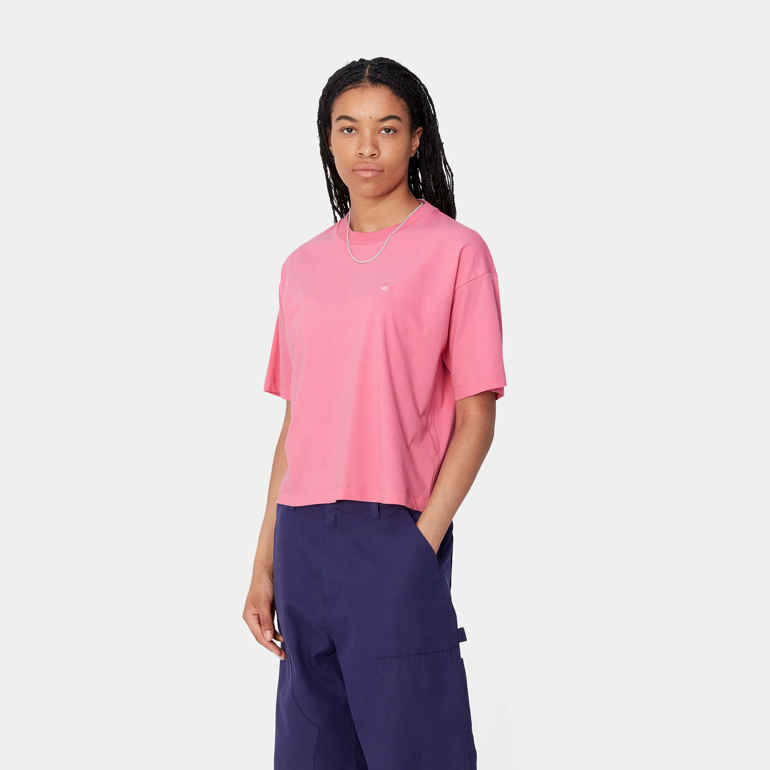 T-Shirts>Carhartt WIP W' S/S Chester T-Shirt Charm Pink