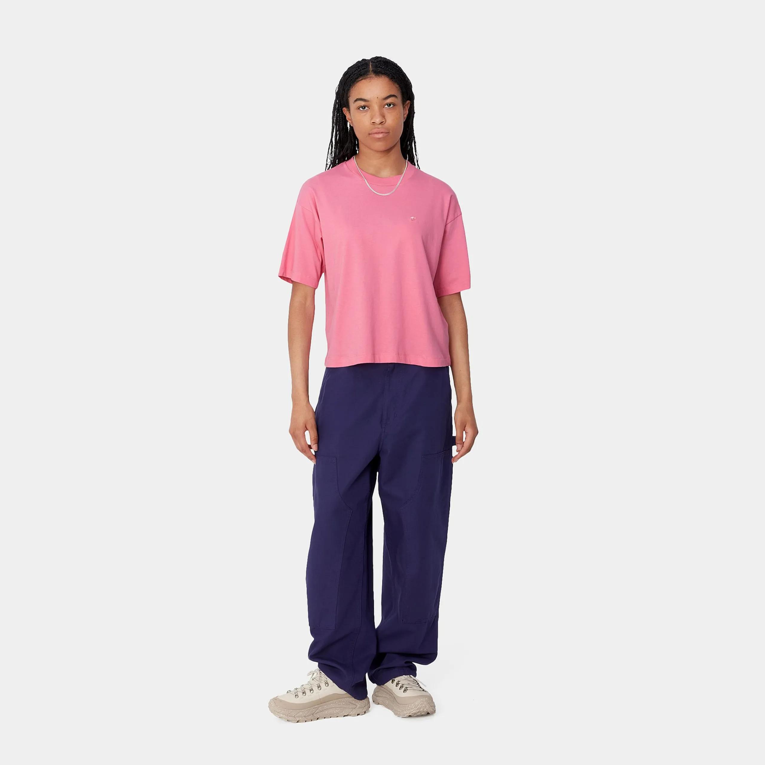 T-Shirts>Carhartt WIP W' S/S Chester T-Shirt Charm Pink