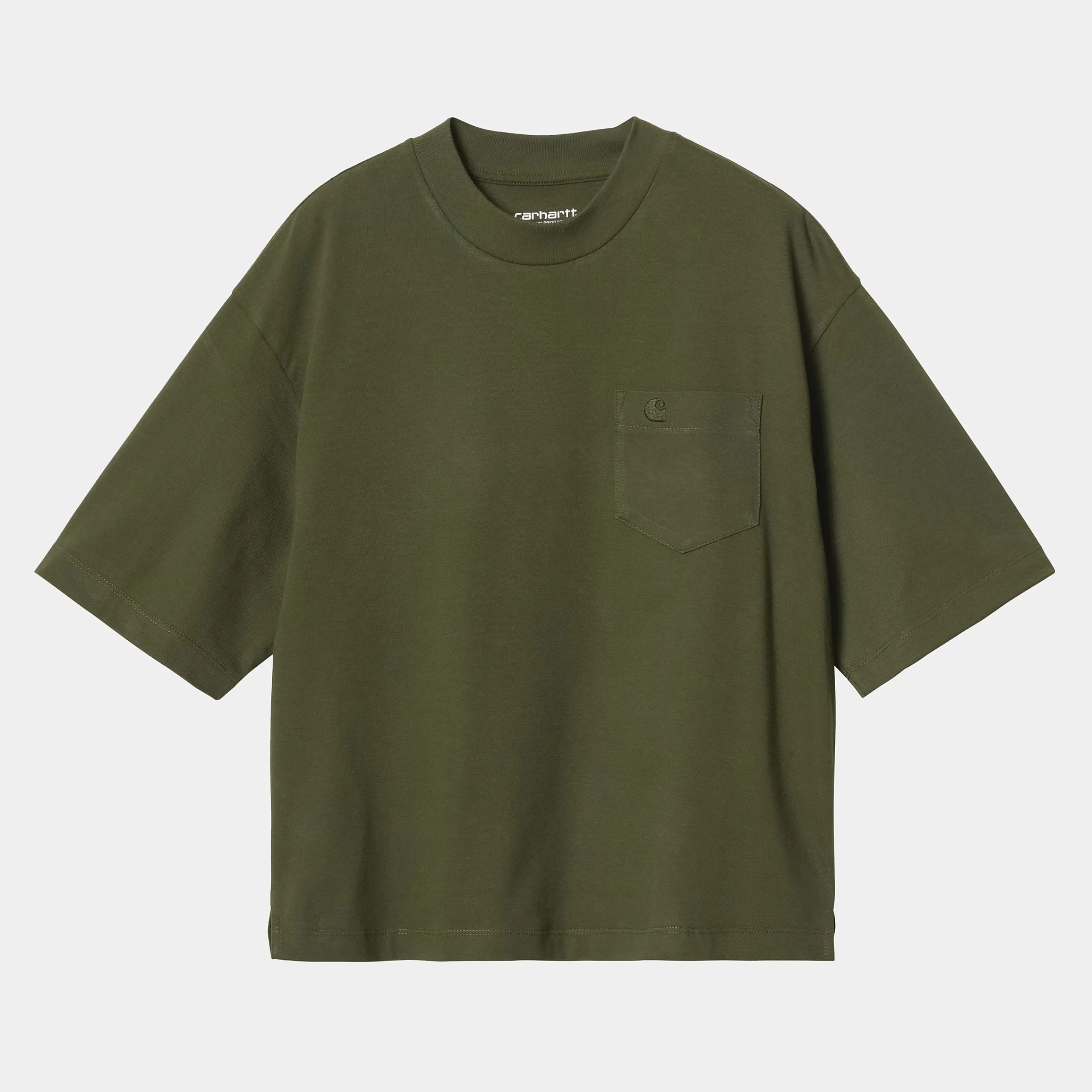 T-Shirts>Carhartt WIP W' S/S Colburn T-Shirt Office Green