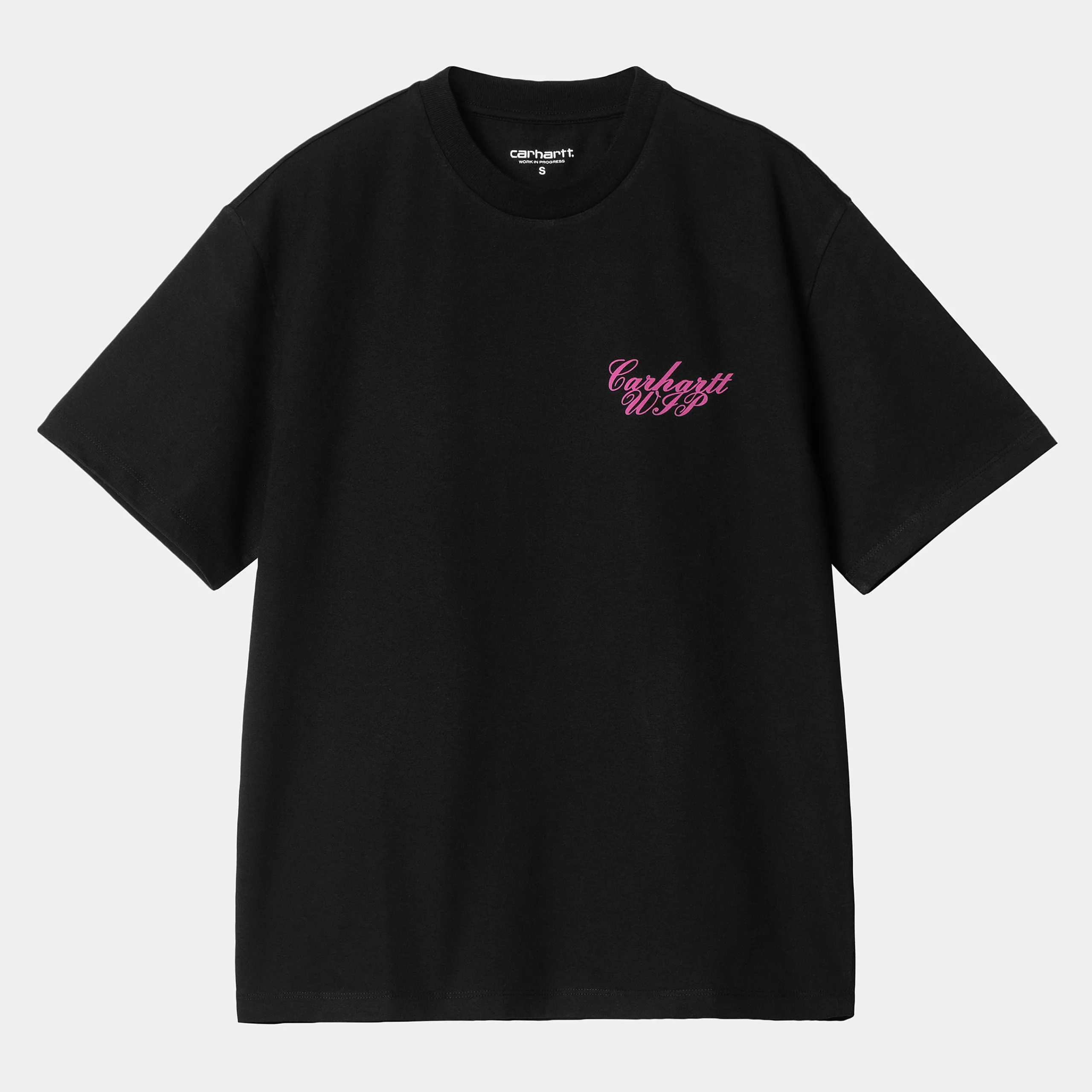 T-Shirts>Carhartt WIP W' S/S Exchange T-Shirt Black / Pink