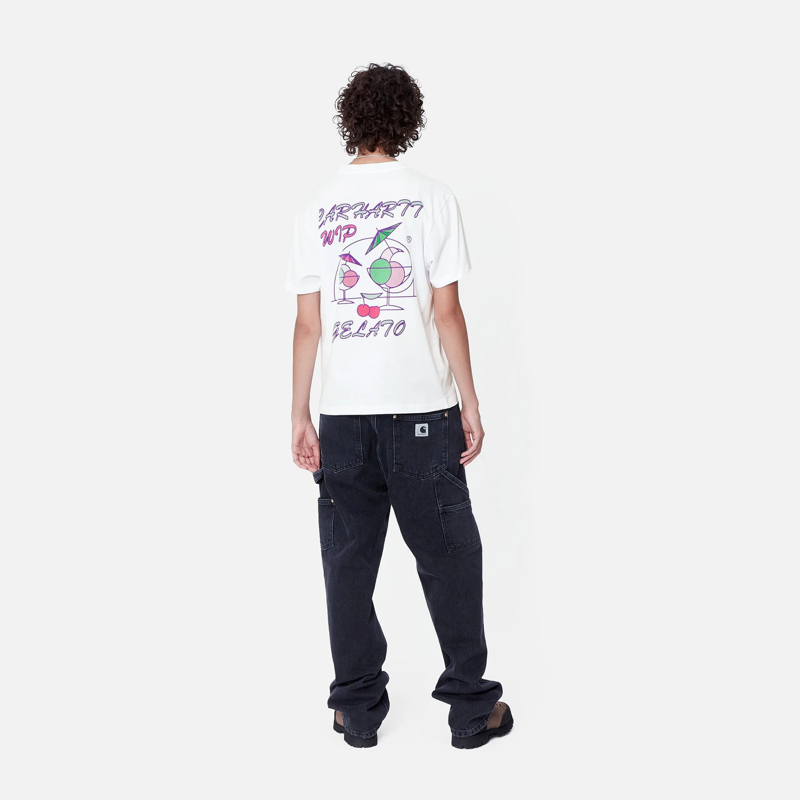 T-Shirts>Carhartt WIP W' S/S Gelato T-Shirt White