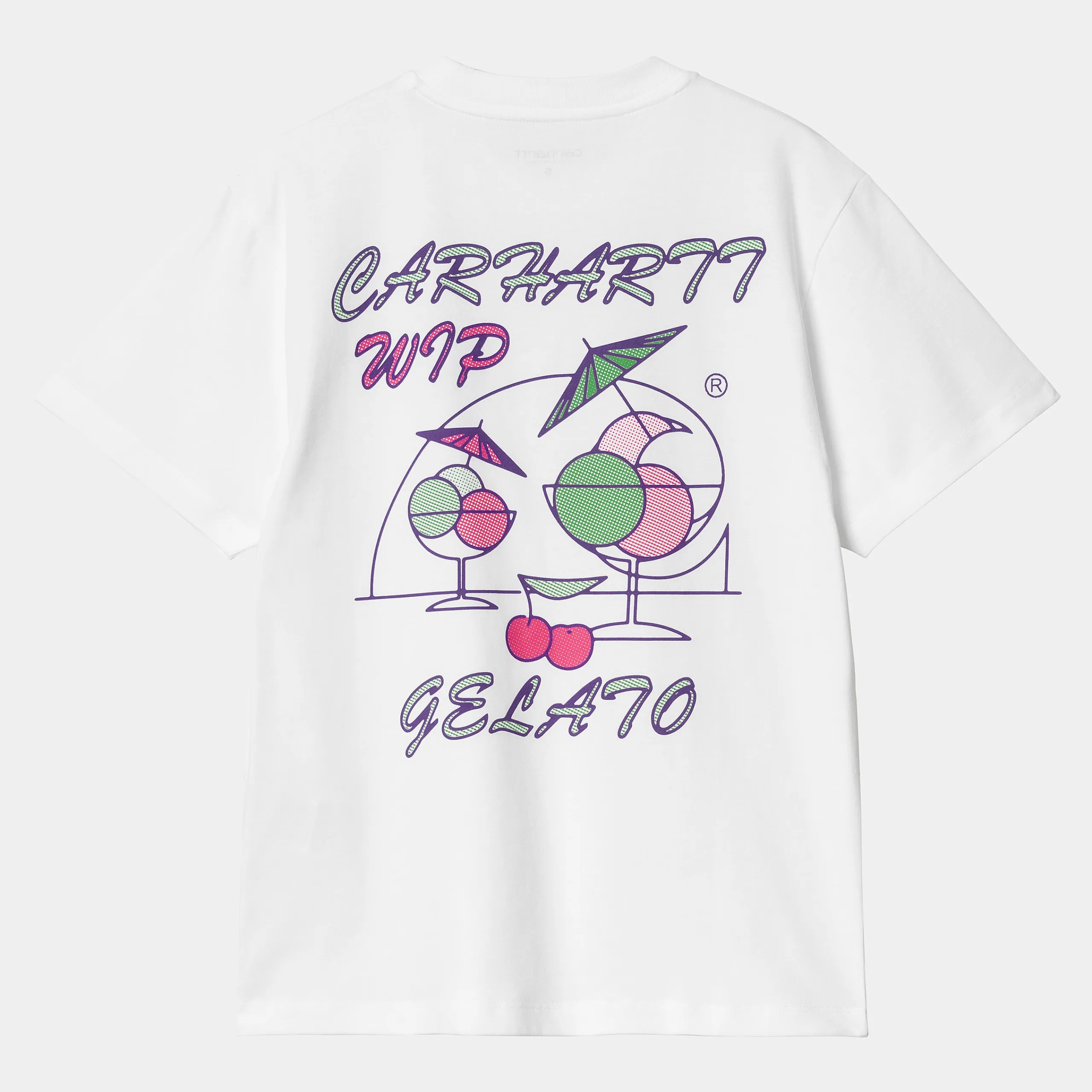 T-Shirts>Carhartt WIP W' S/S Gelato T-Shirt White