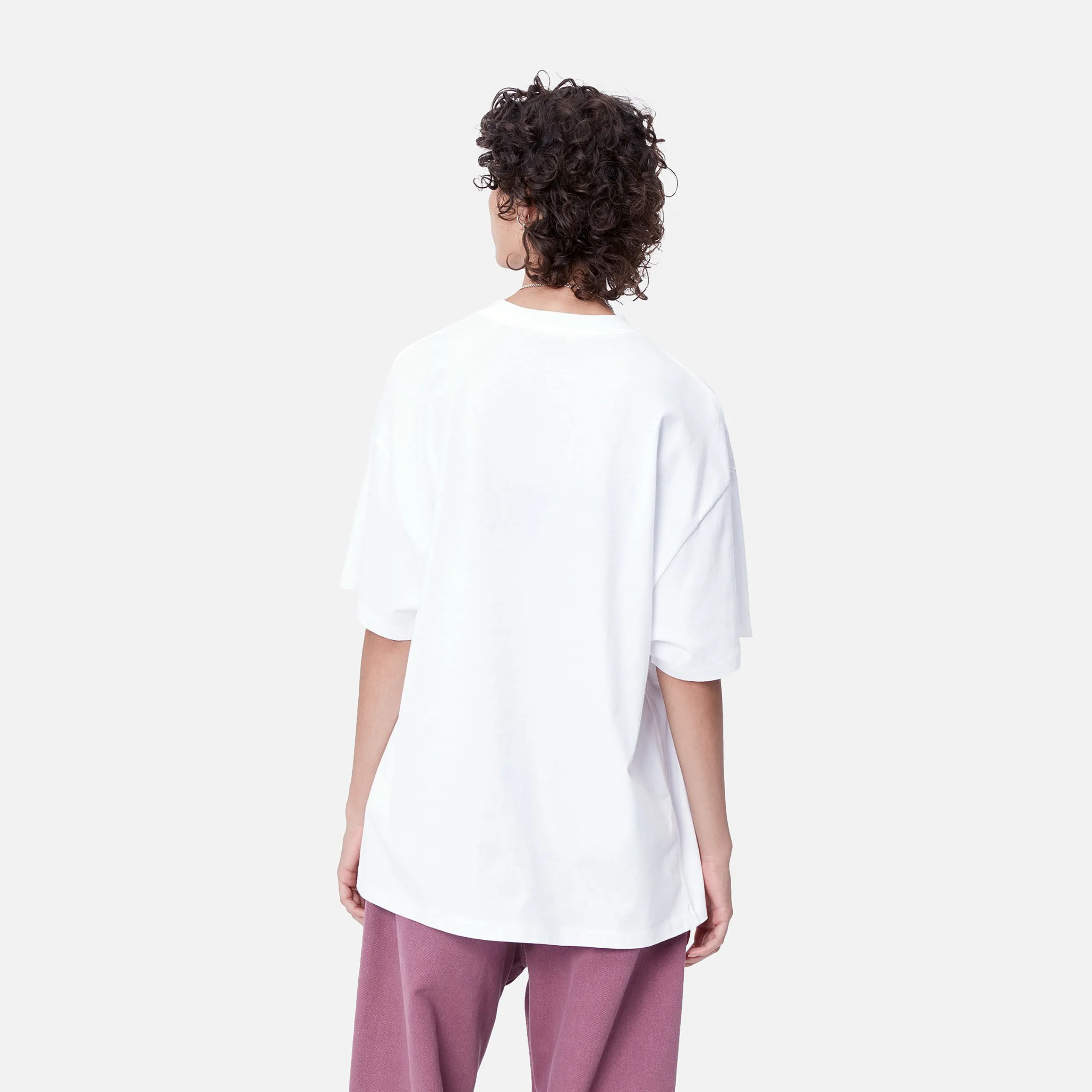 T-Shirts>Carhartt WIP W' S/S Goo T-Shirt White / Blue