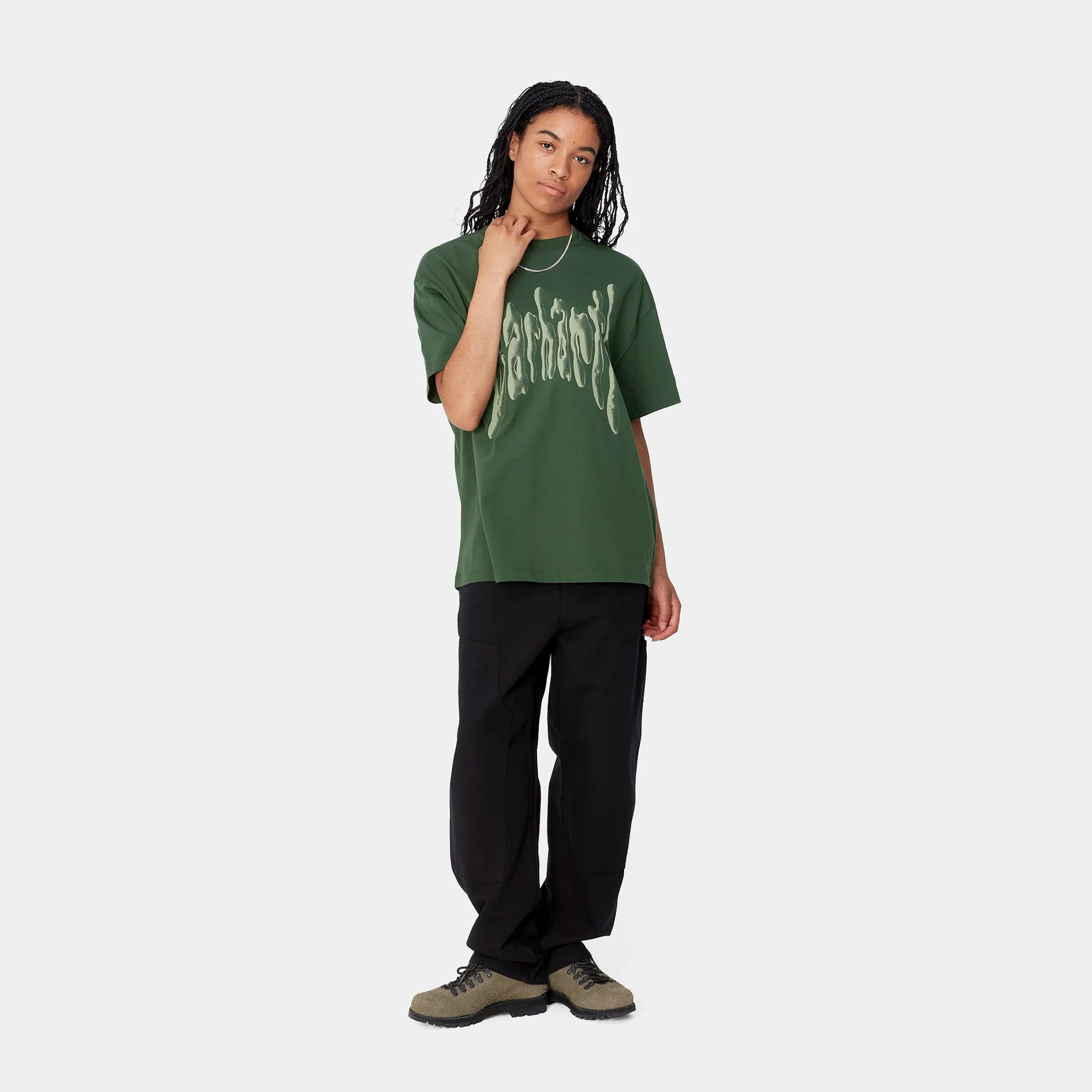T-Shirts>Carhartt WIP W' S/S Goo T-Shirt Sycamore Tree / Green