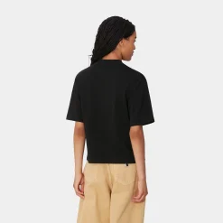 T-Shirts>Carhartt WIP W' S/S Kainosho T-Shirt Black / Arctic Lime
