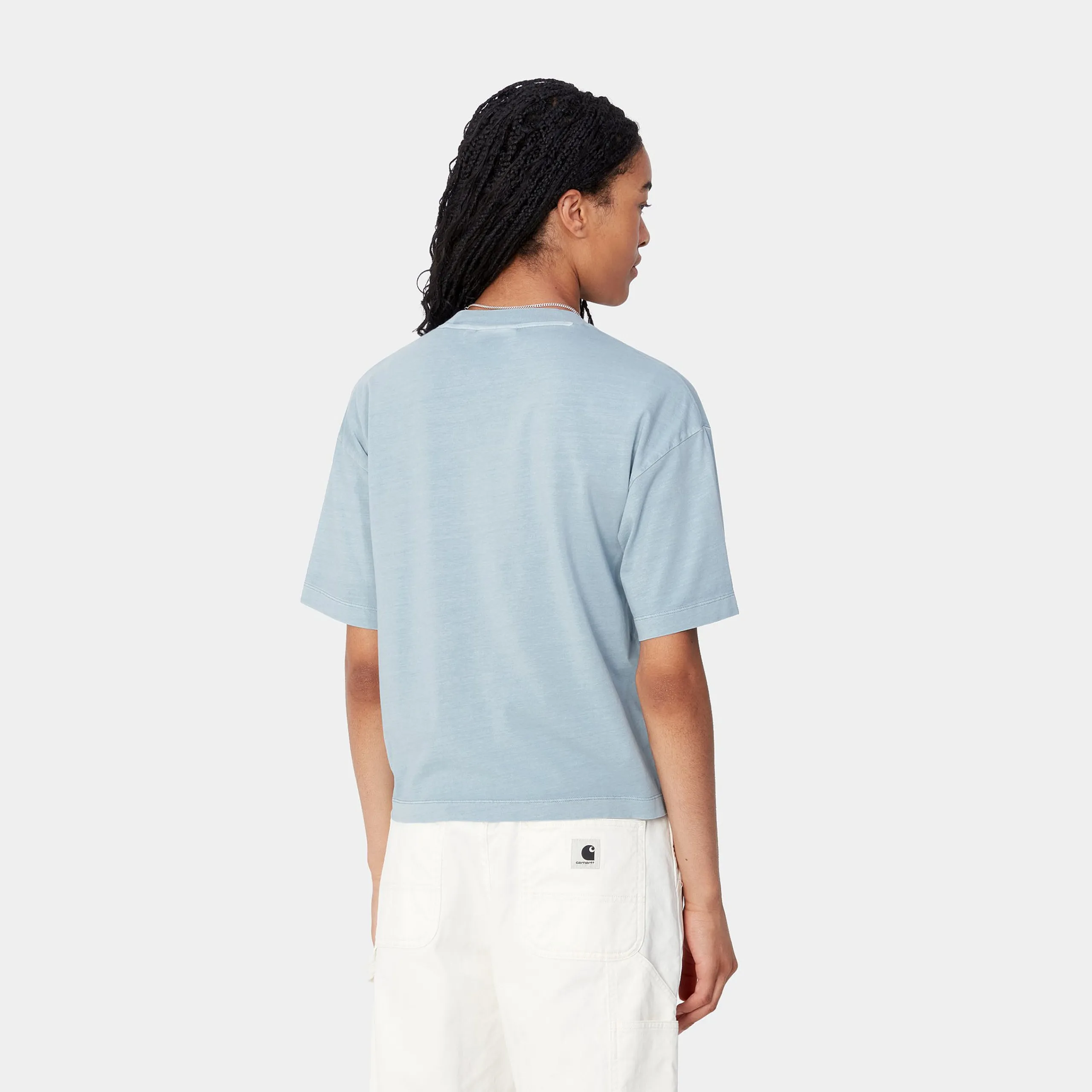 T-Shirts>Carhartt WIP W' S/S Nelson T-Shirt Dusty Ice