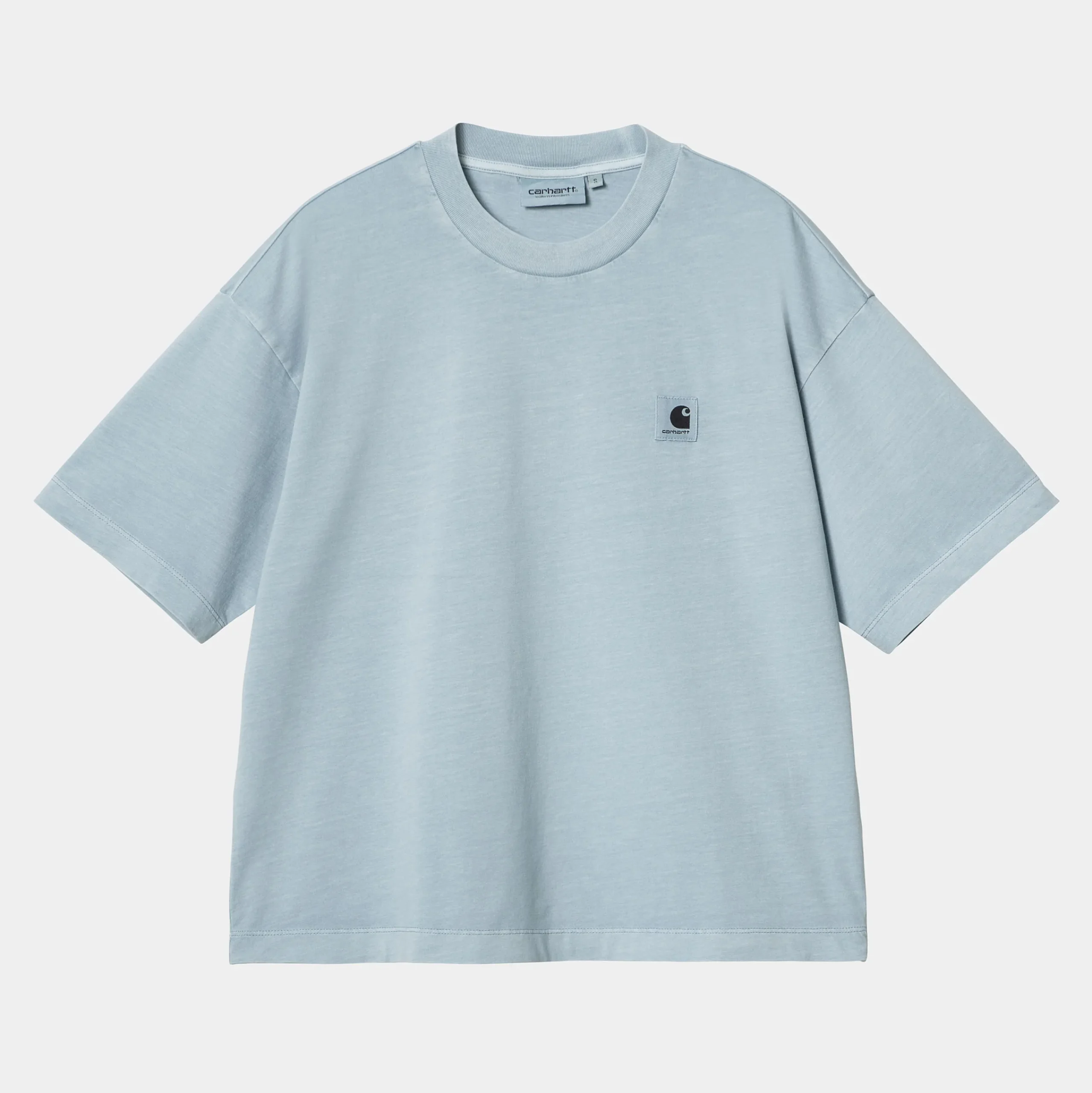 T-Shirts>Carhartt WIP W' S/S Nelson T-Shirt Dusty Ice