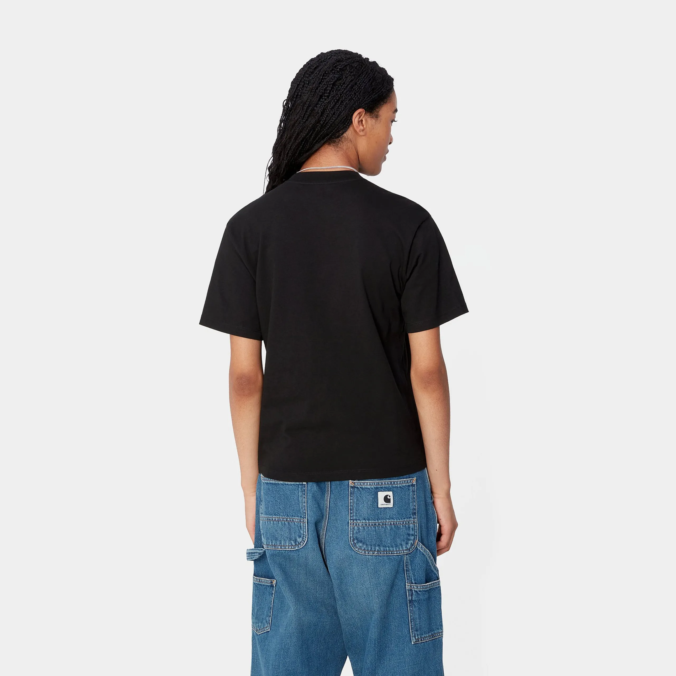 T-Shirts>Carhartt WIP W' S/S Pepe Sad Cowboy T-Shirt Black / White