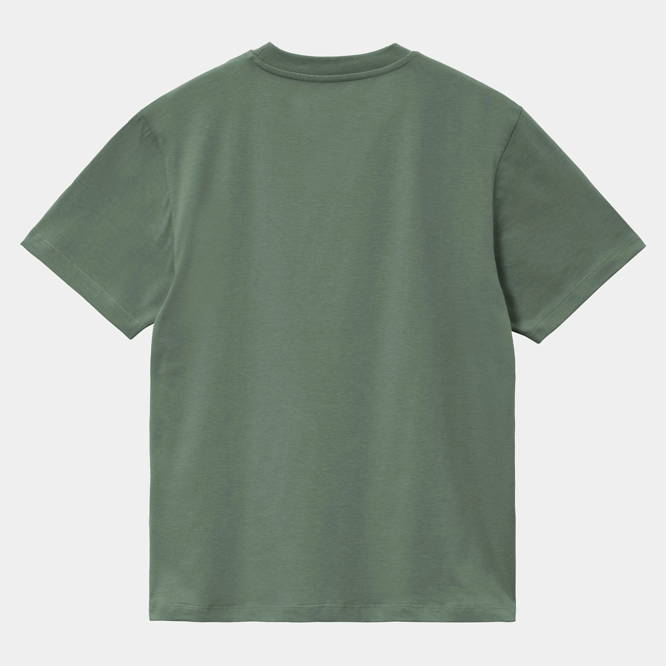 T-Shirts>Carhartt WIP W' S/S Script Embroidery T-Shirt Duck Green / Aura