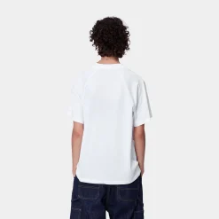 T-Shirts>Carhartt WIP W' S/S Signature T-Shirt White / Black