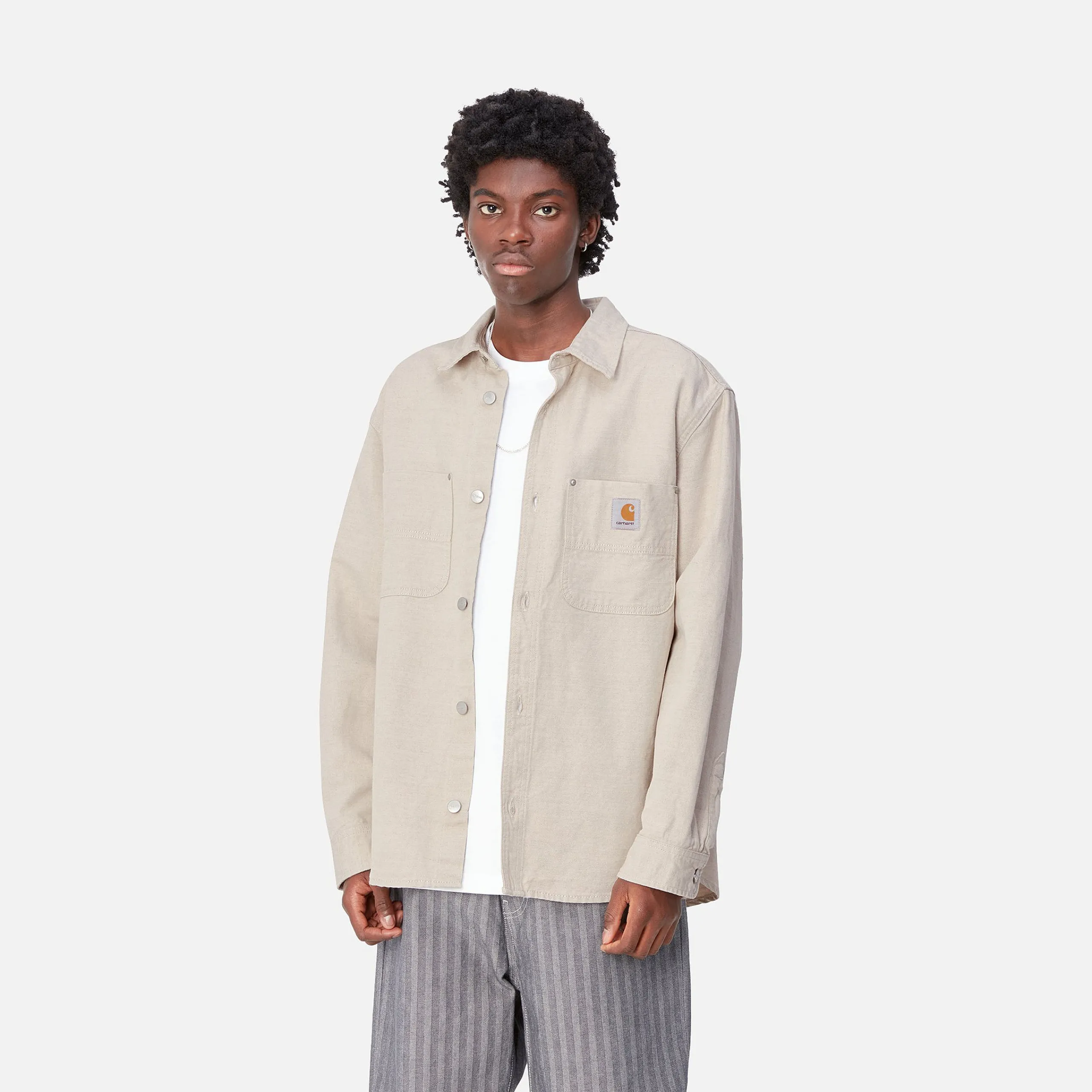 Jacken & Mäntel|Hemden>Carhartt WIP Walter Shirt Jac Natural