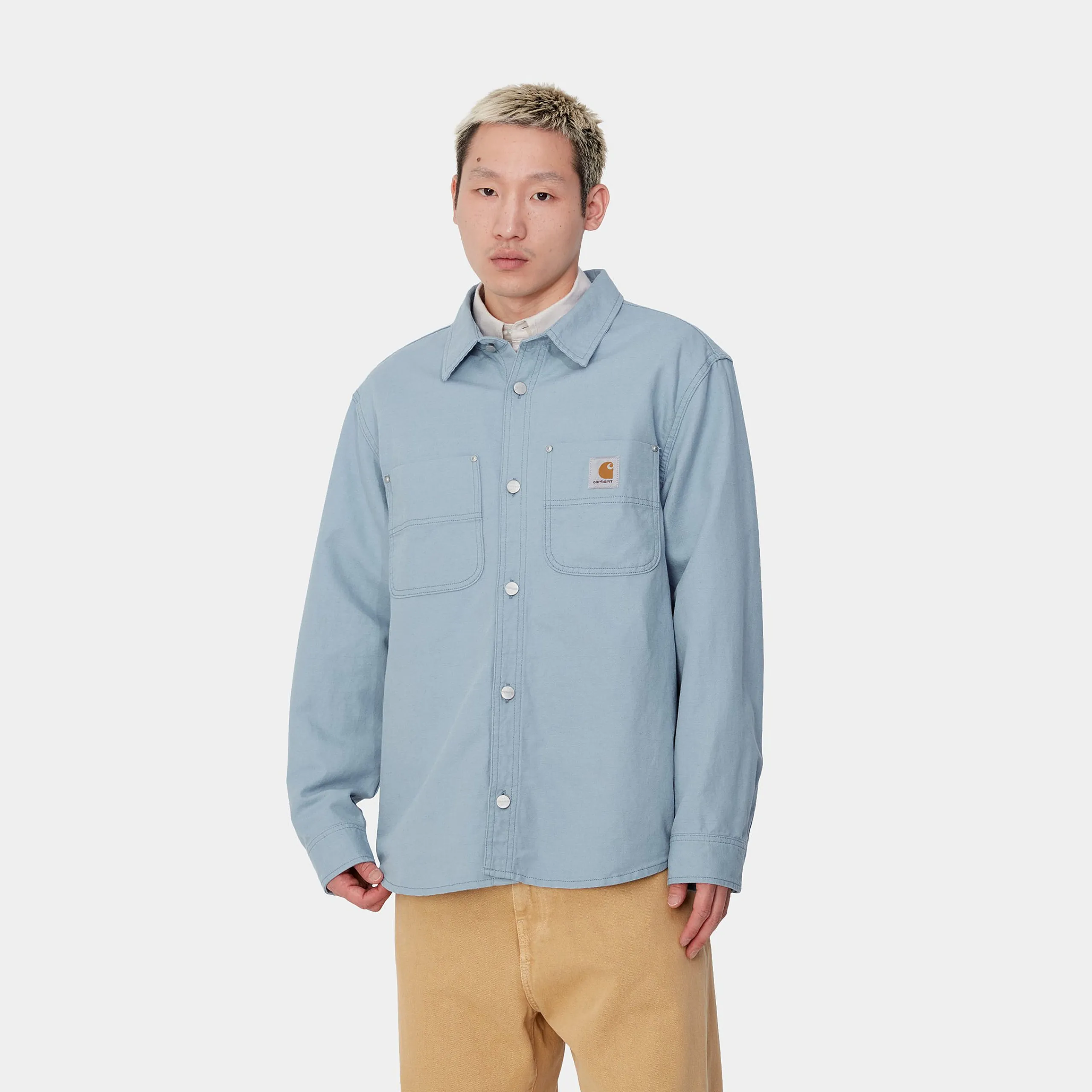 Jacken & Mäntel|Hemden>Carhartt WIP Walter Shirt Jac Misty Sky