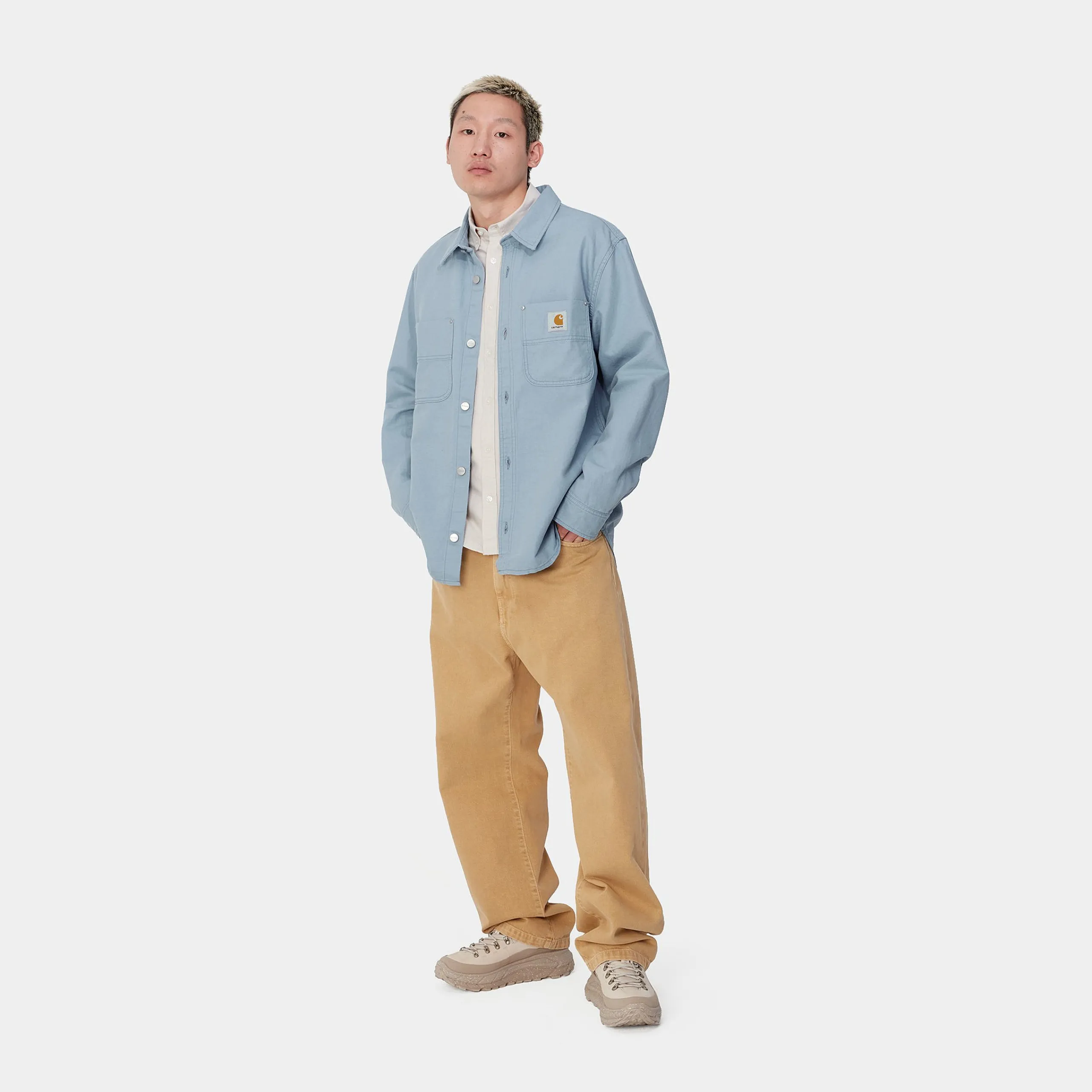 Jacken & Mäntel|Hemden>Carhartt WIP Walter Shirt Jac Misty Sky