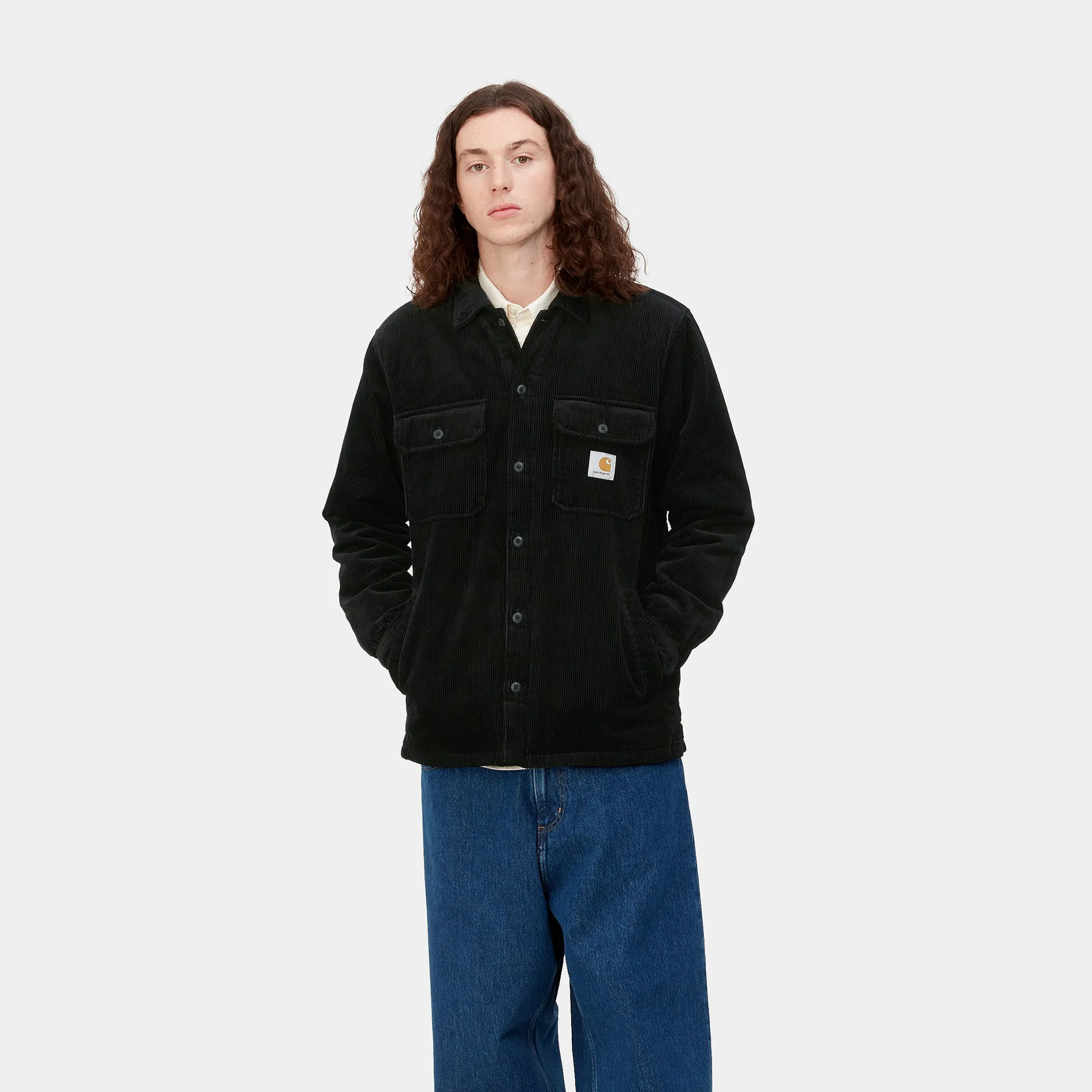 Jacken & Mäntel|Hemden>Carhartt WIP Whitsome Shirt Jac Black