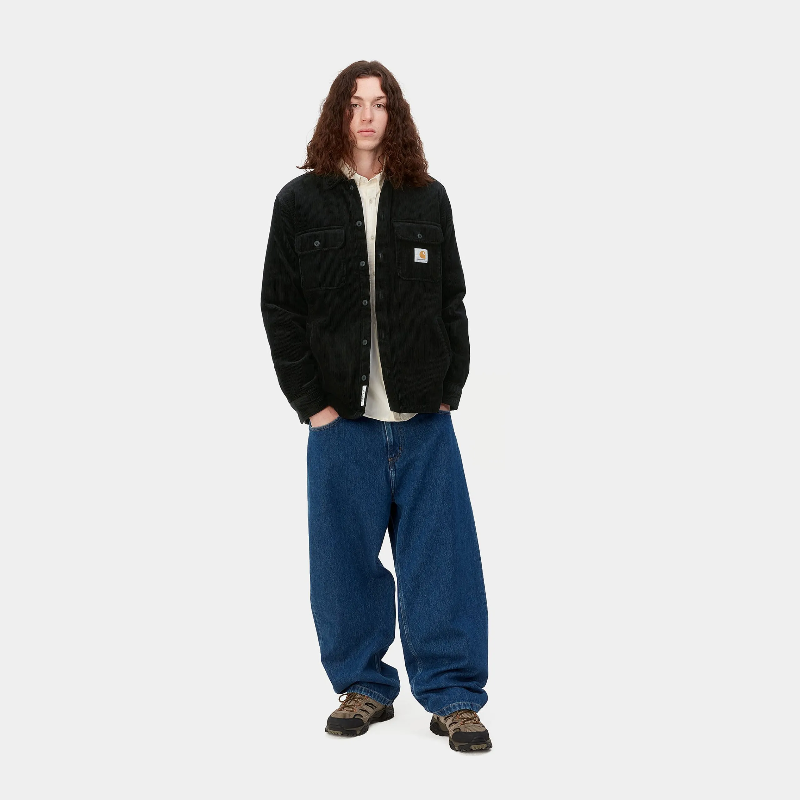 Jacken & Mäntel|Hemden>Carhartt WIP Whitsome Shirt Jac Black